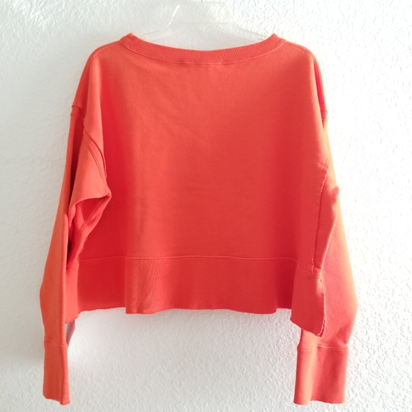 Golden Goose Floral Print Orange Sweatshirt Size S Small - Picture 2 of 9